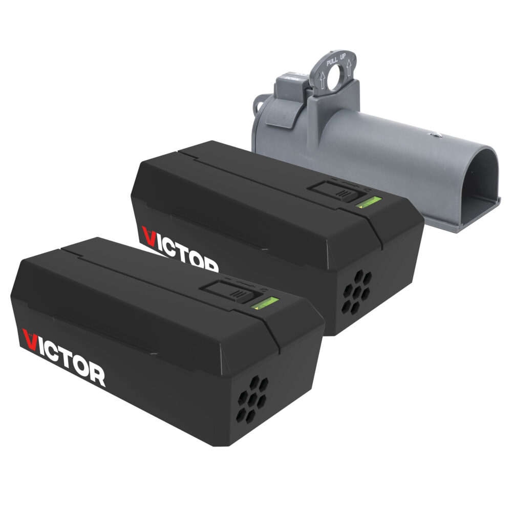 Elektroniska råttfällor och locksystem för effektiv skadedjursbekämpning.