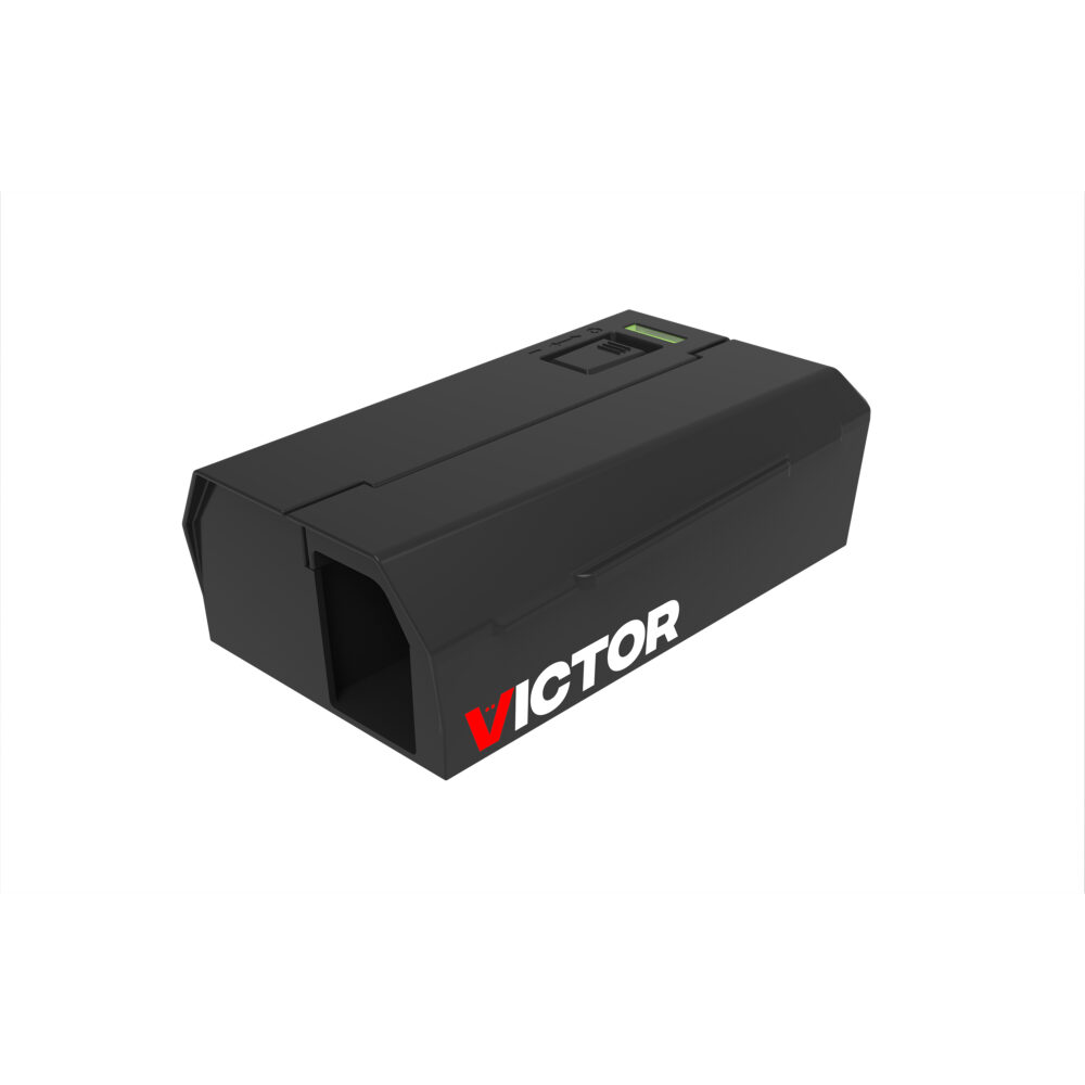 Elektronisk musfälla från Victor i svart design.