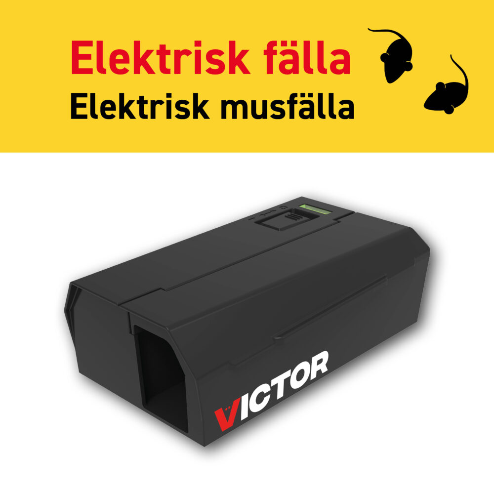 Elektrisk musfälla, Victor, effektiv och säker skadedjursbekämpning.